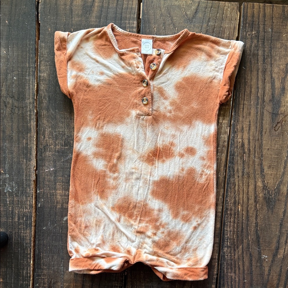 Lou Lou & Company Warm Tie-Dye Bodysuit